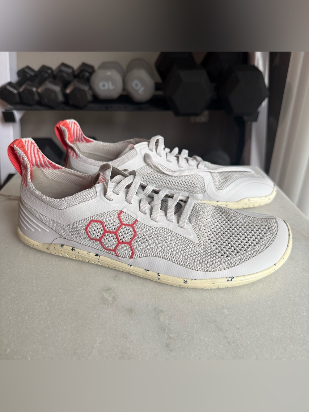 VivoBarefoot Geo Racer Knit Sneaker Moonstone 40 L / 9 - 9.5 Womens
